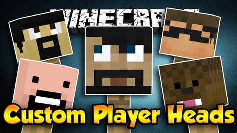 How To Get Custom Player Heads Minecraft 1 8 No Mods Super Easy