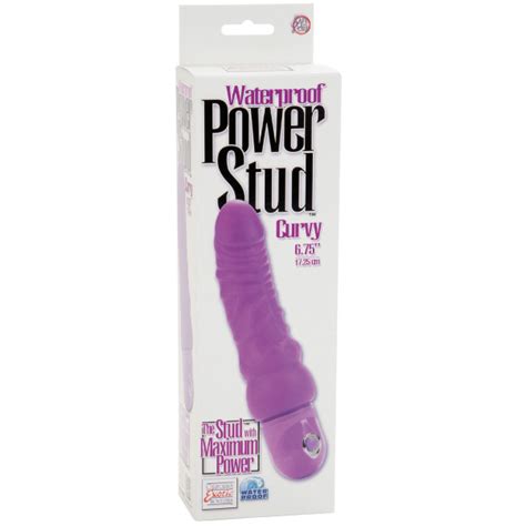 CalExotics Power Stud Curvy Dildo Vibrator Sinful