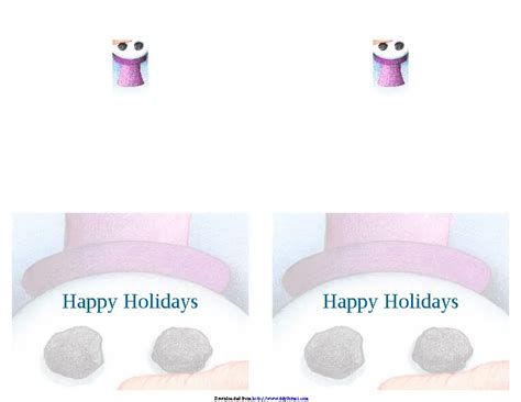 Holiday Card Template 3 - PDFSimpli