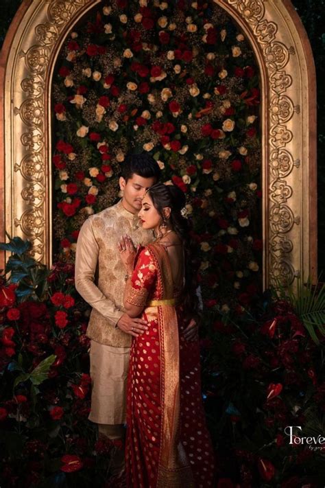 30 South Indian Couples Who Colour Coordinated Their Outfits Like A