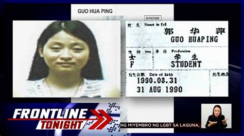 Mayor Alice Guo Posibleng Si Guo Hua Ping Base Sa Dokumentong Inilabas