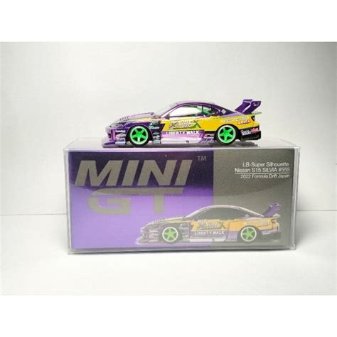 Jual Mini Gt Nissan Silvia S15 Lbwk Purple Shopee Indonesia