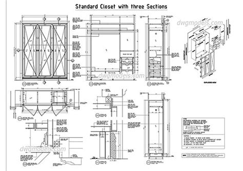 Furniture DWG models and AutoCAD Blocks free download