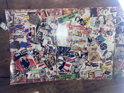 SEX PISTOLS RARE 1983 TWO PART JAMIE REID MURAL POSTER Rock Star