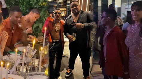 Wizkid Shutdown Cubana Chief Priest Bar To Celebrate His Baby Mama