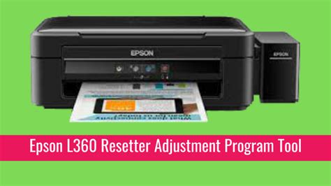 Epson L Resetter Adjustment Program Tool