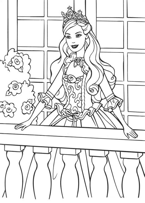 Barbie Castle Diamond free printable coloring pages - Colorpages.org