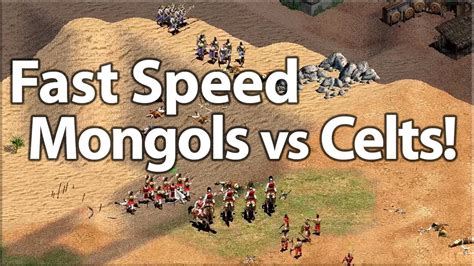 AoE2 Fast Speed Mongols Vs Celts MBL Vs Hera YouTube