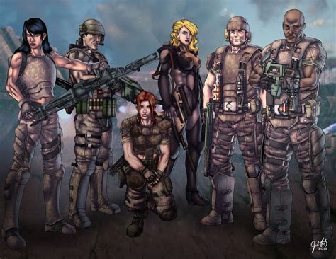 Colonial Marines Fire Team 40 By JosFouts On DeviantART Aliens