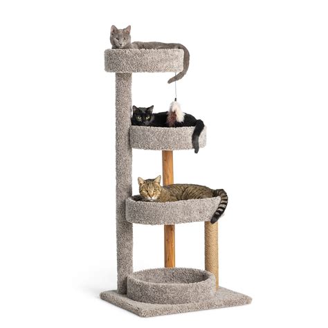 Whisker City® 51-in Treetop Terrace Cat Tower (COLOR VARIES)