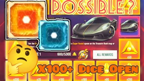 I M Rolling Over 100 Dice Is It Possible To Be Jesko Absolute Hungry Treasure Rush Asphalt 8