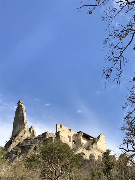 Burgruine D Rnstein Mit Dem Fahrrad