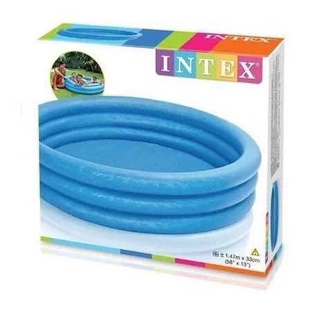 Piscina inflável azul cristal 330 litros 1 47mx33cm Intex MadeiraMadeira