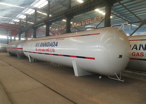 Q345R Steel 50 Tons Propane Storage Tanks For LPG Cooking Gas Station Plant