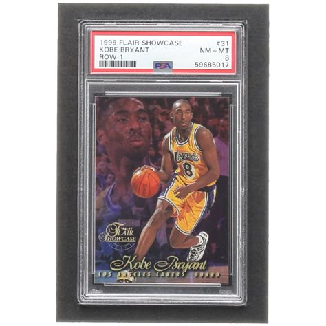 Kobe Bryant Flair Showcase Row Rc Psa Pristine Auction