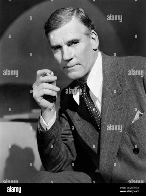 Walter Huston Half Length Publicity Portrait For The Film Mission To