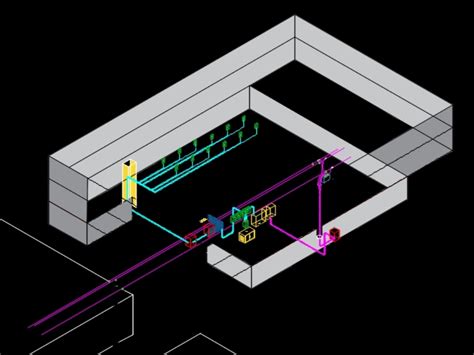 Isométrico Instalación Eléctrica En Autocad Cad 22947 Kb Bibliocad