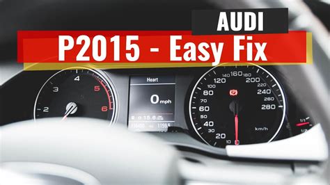 Audi A4 B8 2 0TDI CAHA P2015 Easy Fix YouTube