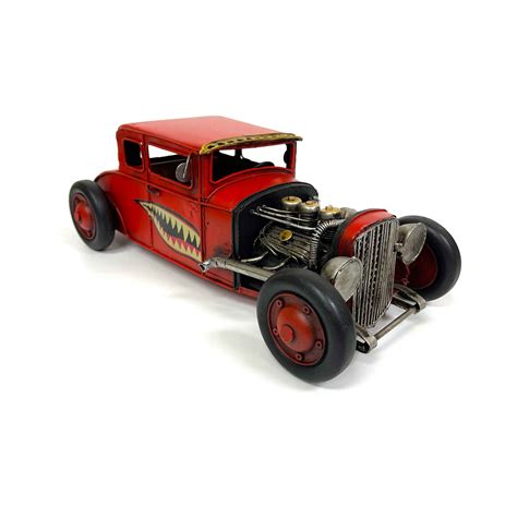 Red Hot Rod Metal Model Boxman