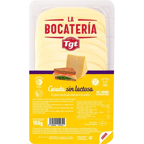 Queso Gouda De Vaca Elaborado Con Leche Pasteurizada En Lonchas Sin