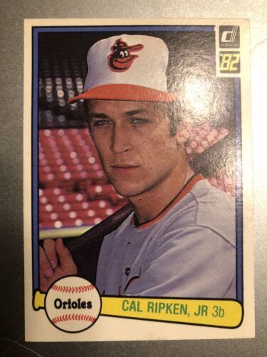 1982 DONRUSS BASEBALL CAL RIPKEN JR 405 ROOKIE CARD BALTIMORE ORIOLES