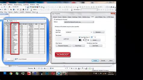 Como Etiquetar O Poner Nombre A Un Shapefile Shp En ArcGIS Arcmap 10