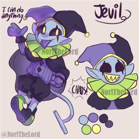 Jevil Fanart Design By Norithelord Undertale Cute Undertale