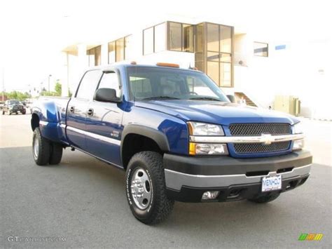 2003 Arrival Blue Metallic Chevrolet Silverado 3500 Lt Crew Cab 4x4