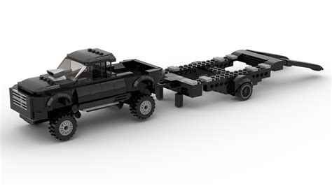 Lego Moc Dodge Ram And Trailer By Warrior011178 Rebrickable Build