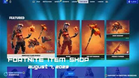 Fortnite Item Shop August Youtube