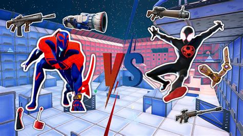 SPIDERMAN 2099 VS MILES MORALES 1965 6530 9383 By Grey Fortnite