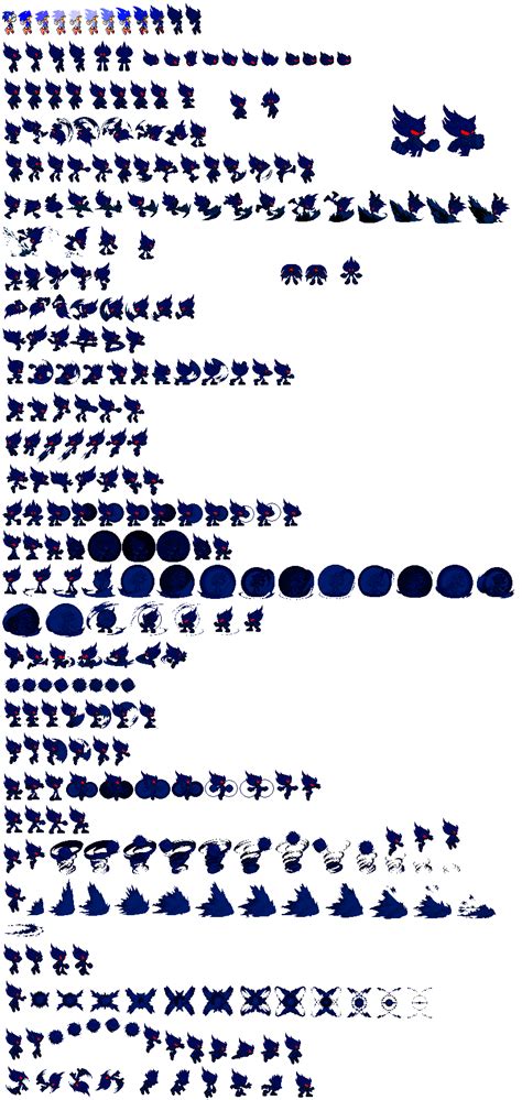 Nega Ultra Sonic Sprite Sheet By Tacumathehedgehog On Deviantart