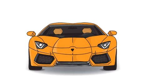 How To Draw A Car Lamborghini Aventador My How To Draw