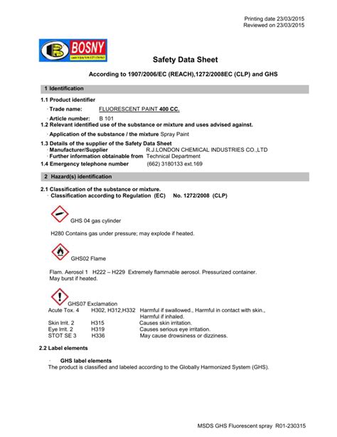 Spray Paint Msds Sheets Captions Beautiful