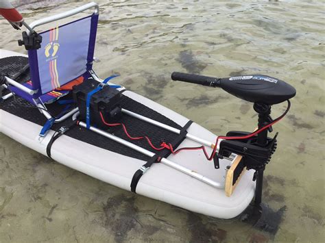 ADD ELECTRIC TROLLING MOTOR TO STAND UP SUP PADDLE BOARD - MOTOR BOARD ...