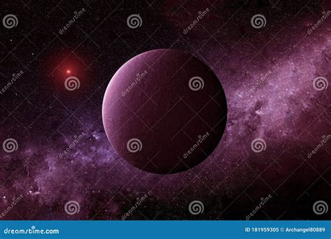 Exoplanet in Deep Space.Elements of this Image Were Furnished by NASA ...