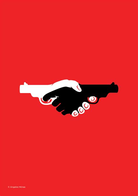 Gunshake: An Anti-racism poster on Behance