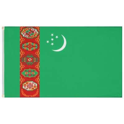 Turkmenistan Muwo Nations Together Flagge X Cm Sportspar