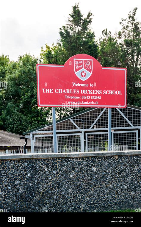 The Charles Dickens School Broadstairs Stock Photo - Alamy