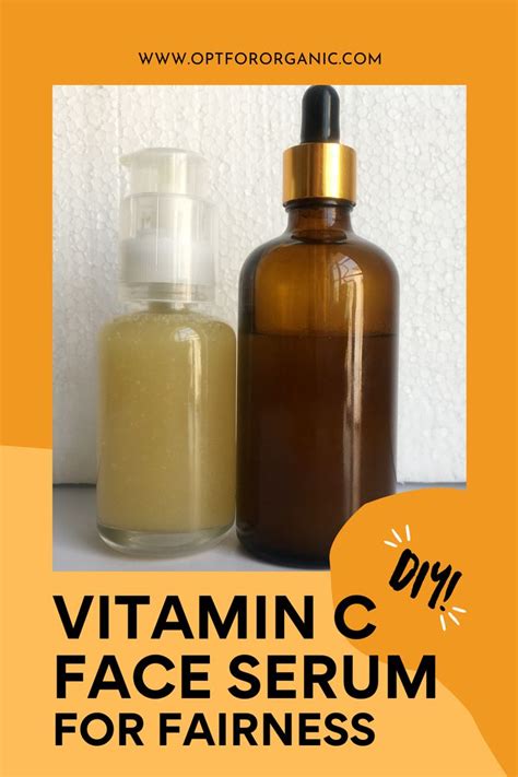 HOMEMADE VITAMIN C FACE SERUM Diy Vitamin C Serum Vitamin C Face