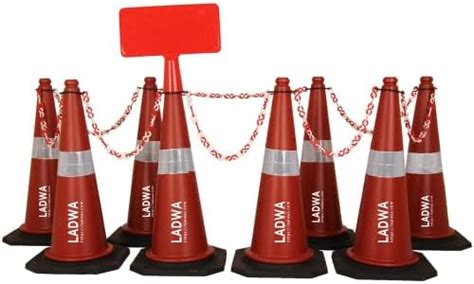 Nilkamal Road Traffic Safety Cone Pack Of Cones Mm With Mtr