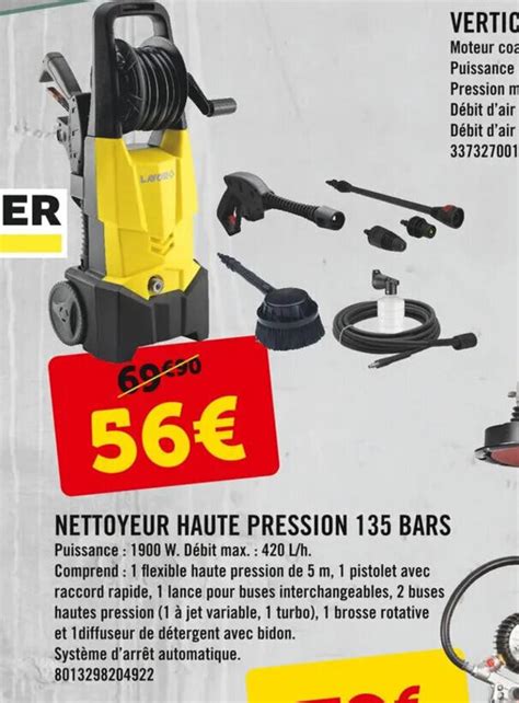 Promo Nettoyeur Haute Pression 135 Bars Chez E Leclerc