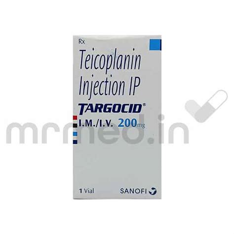 Buy Targocid Mg Injection Online Uses Price Dosage Instructions