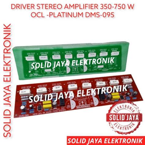 Jual Kit Driver Power Ocl W Stereo Amplifier Dms Dms