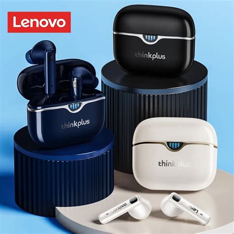 Lenovo Auriculares Inal Mbricos Lp Con Tws Cascos Con Bluetooth