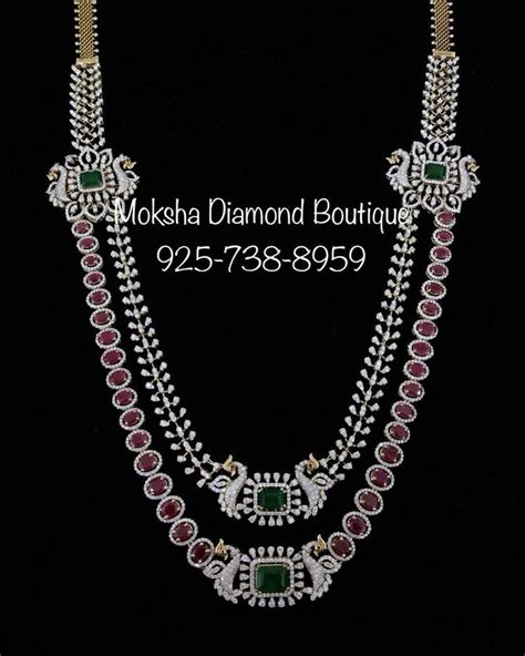 Moksha Diamond Boutique USA On Instagram 18k Ruby Diamond Haram IGI