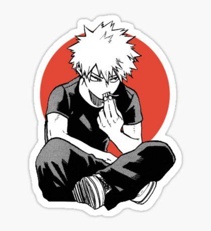 Bakugou Katsuki Sticker By Happychicc Anime Stickers Pokemon