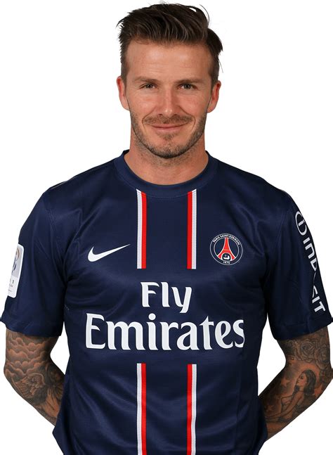 David Beckham Paris Saint-Germain football render - FootyRenders