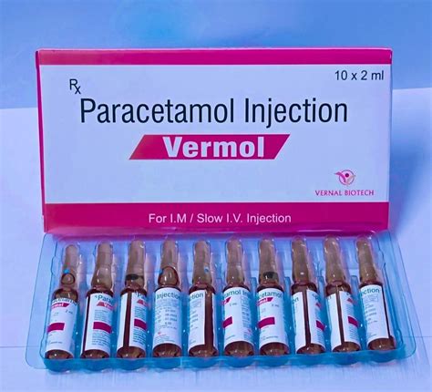 Paracetamol Injection 100mg At 60 In Mumbai ID 27434800962