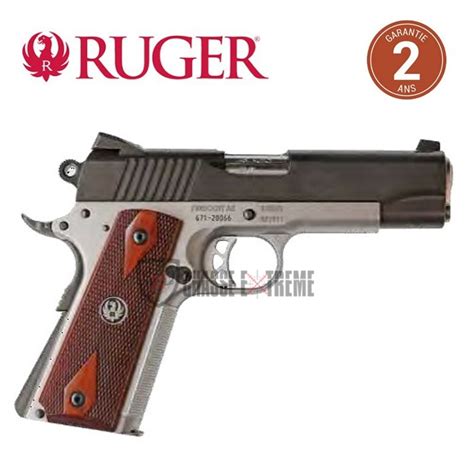 Pistolet Ruger Sr Percussion Centrale Bi Color Calibre Auto